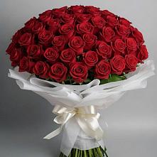 Букет 101 Красная роза Блэк Мэджик в Гремячинске