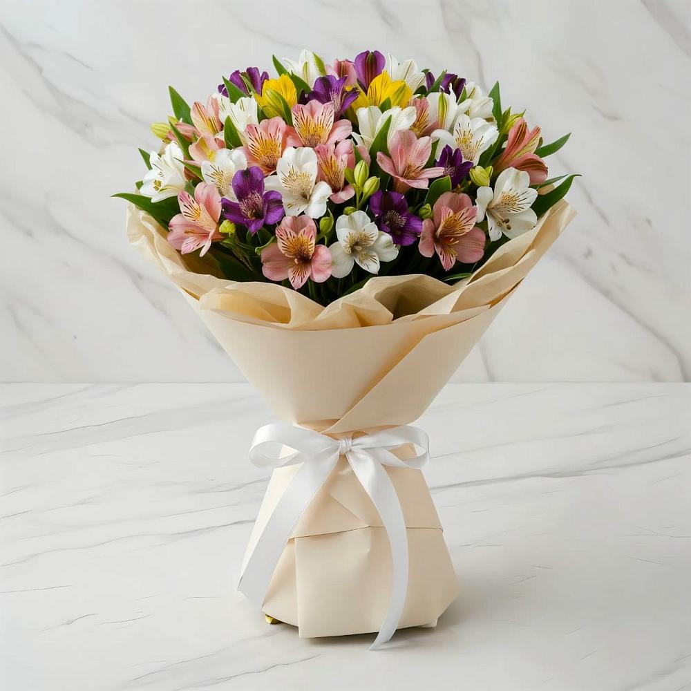 Букет цветов из: Альстромерии в Гремячинске