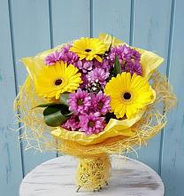 Букет цветов из:  Хризантемы и Герберы в Гремячинске