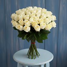 Букет 51 Белая роза Эдлесс Лав #REPLACE_PRED# Гремячинске