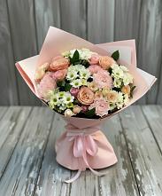 Букет цветов из:  Гвоздики, Розы и Хризантемы #REPLACE_PRED# Гремячинске