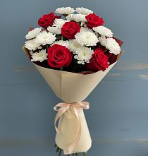 Букет цветов из:  Розы и Хризантемы в Гремячинске