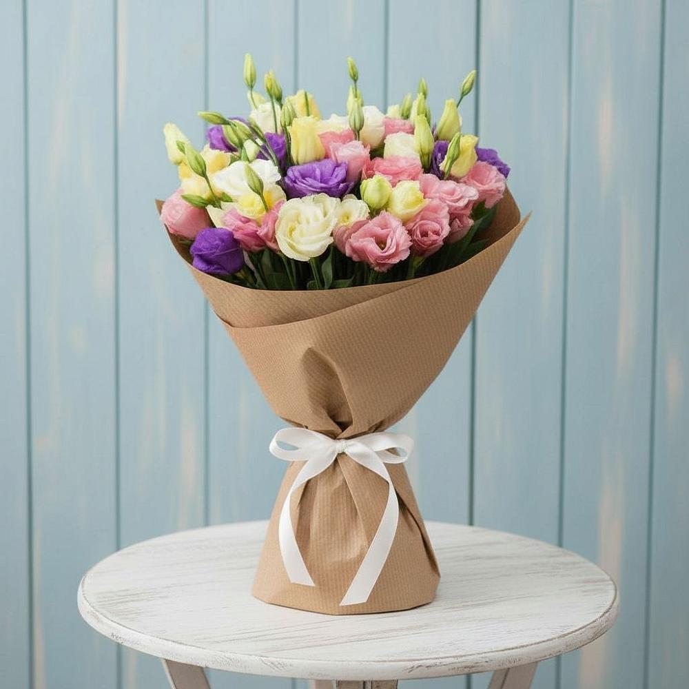 Букет цветов из: Лизиантусы в Гремячинске