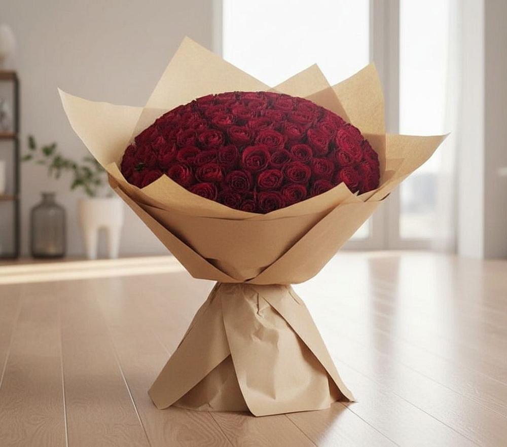 Букет 101 Красная роза в Гремячинске