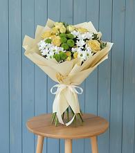 Букет цветов из:  Хризантемы и Розы #REPLACE_PRED# Гремячинске