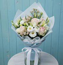 Букет цветов из:  Розы и Лизиантусы #REPLACE_PRED# Гремячинске