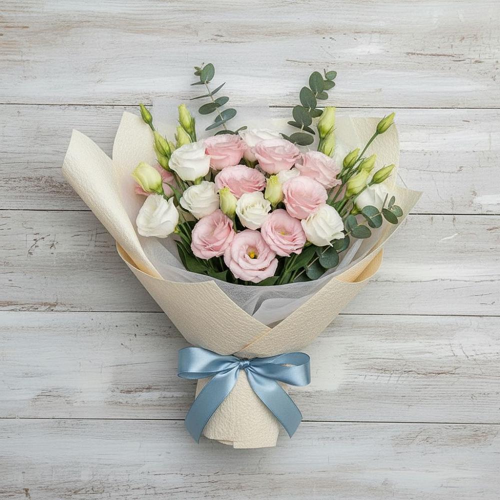 Букет цветов из: Лизиантусы в Гремячинске